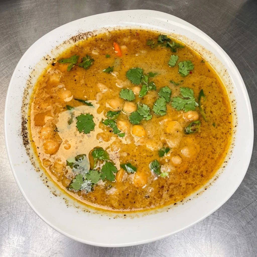 Lahori Chanay — slow-simmered chickpea curry at Chenab Pakistani Restaurant Edmonton