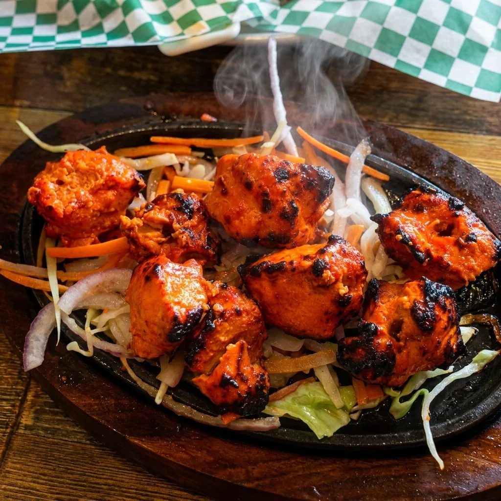 Chenab Pakistani Restaurant interior on 106 Street NW Edmonton
